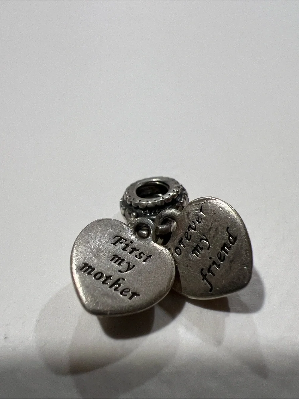 Pandora Sterling Silver Mother’s Rose Heart Charm Pendant